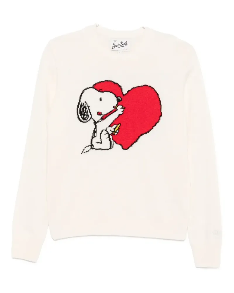 MC2 Saint Barth Snoopy Pullover - Weiß Weiß
