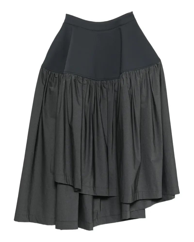 Issey Miyake Mute asymmetric gathered dress - Grau Grau