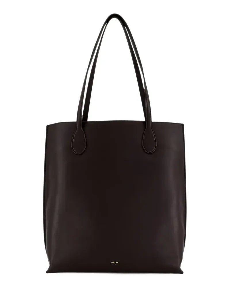 Vince Athene Tote Bag aus Kalbsleder - Braun Braun