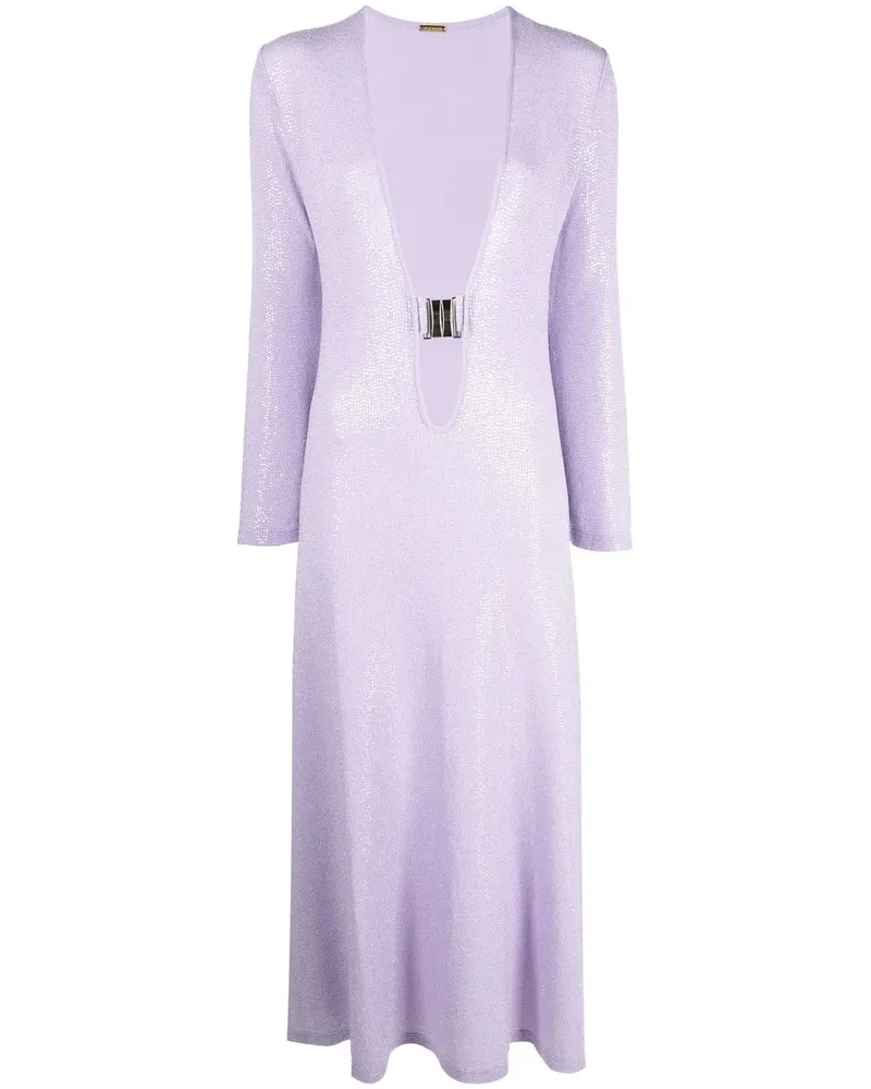 Dodo Bar Or Kleid mit Pailletten - Violett Violett