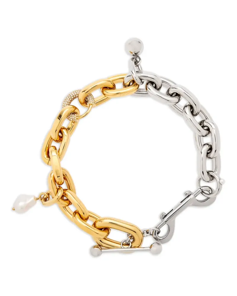 Paco Rabanne Zweifarbige Halskette - Silber Silber