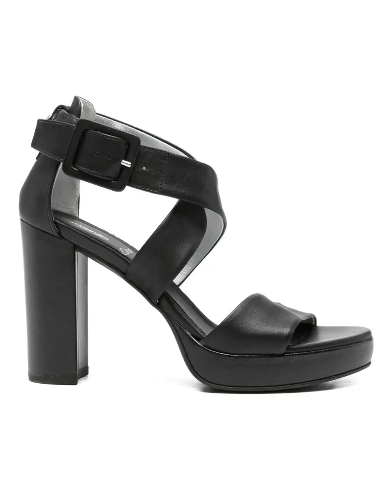 Nero Gardini buckle-fastening crossover-strap sandals - Schwarz Schwarz