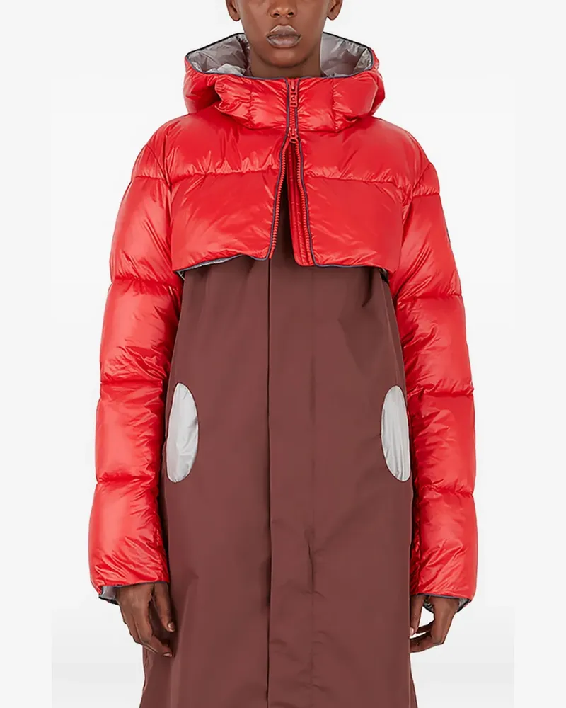 Colmar Gefütterte Kapuzenjacke - Rot Rot