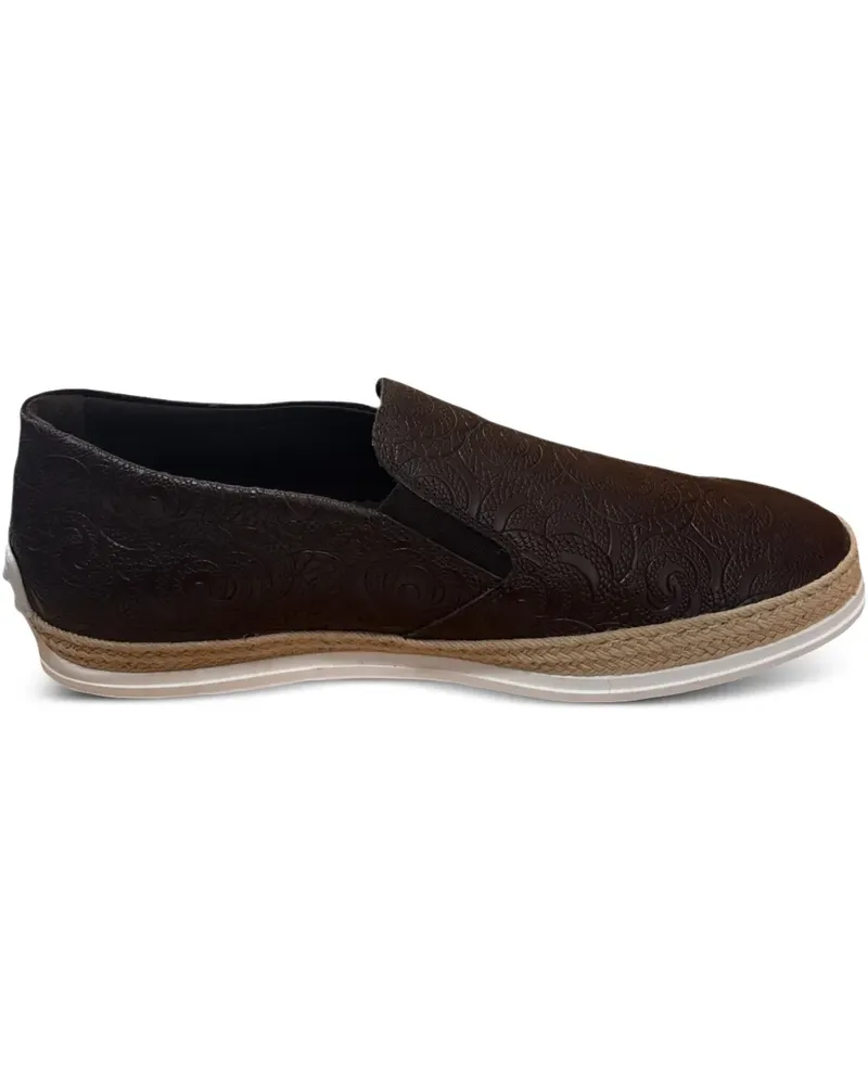 TOD'S Loafer mit Prägung - Braun Braun