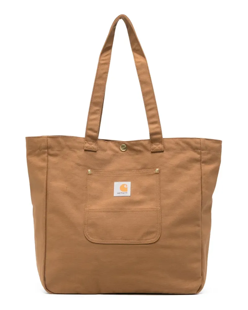 Carhartt WIP Bay Tote Bag mit Tasche - Braun Braun