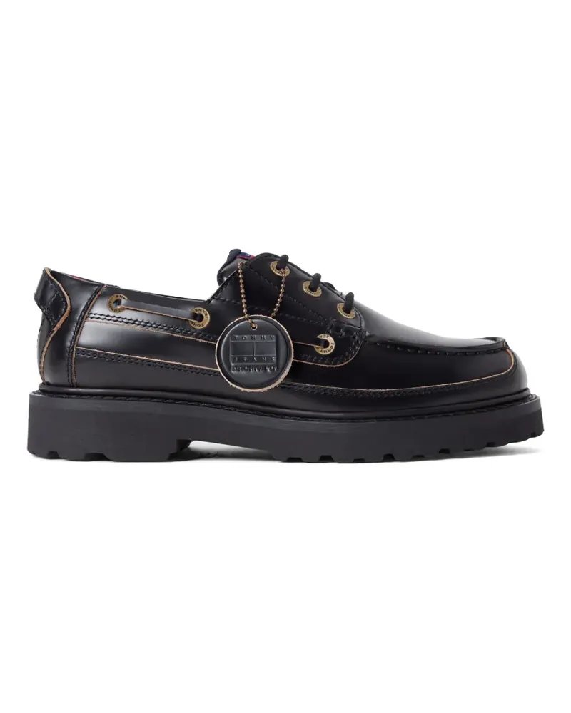 Tommy Hilfiger Archive Cleat boat shoes - Schwarz Schwarz