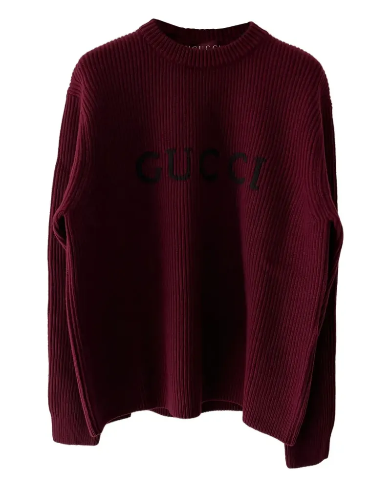 Gucci Pullover mit rundem Ausschnitt - Rot Rot