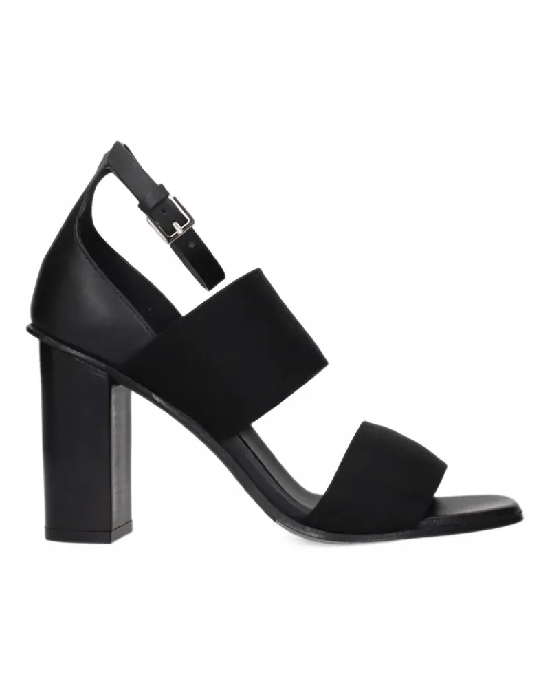 Max Mara Sandalen mit Blockabsatz - Schwarz Schwarz