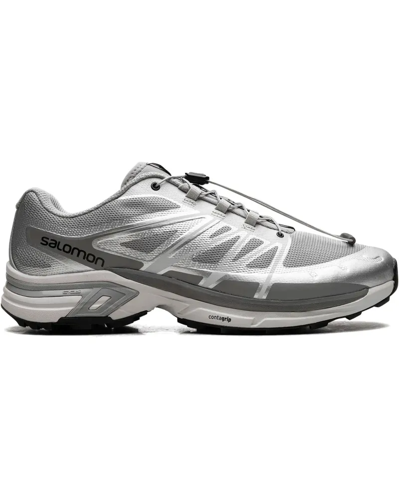 Salomon XT-Wings 2 "Lunar Rock Grey Flanell" Sneakers - Silber Silber