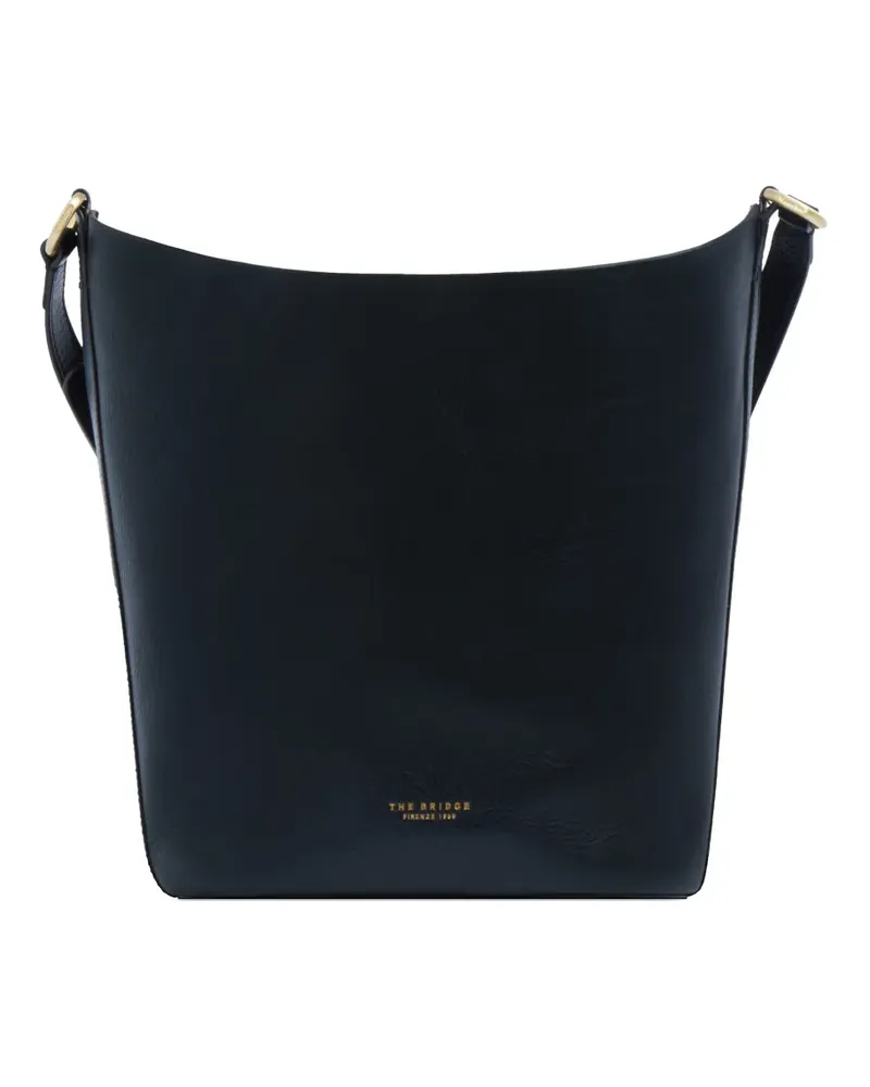 The Bridge Soft leather bucket bag - Schwarz Schwarz