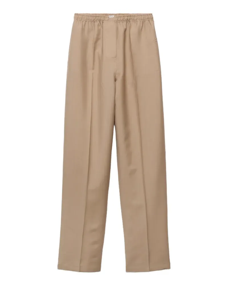 Prada light mohair pants - Nude Nude