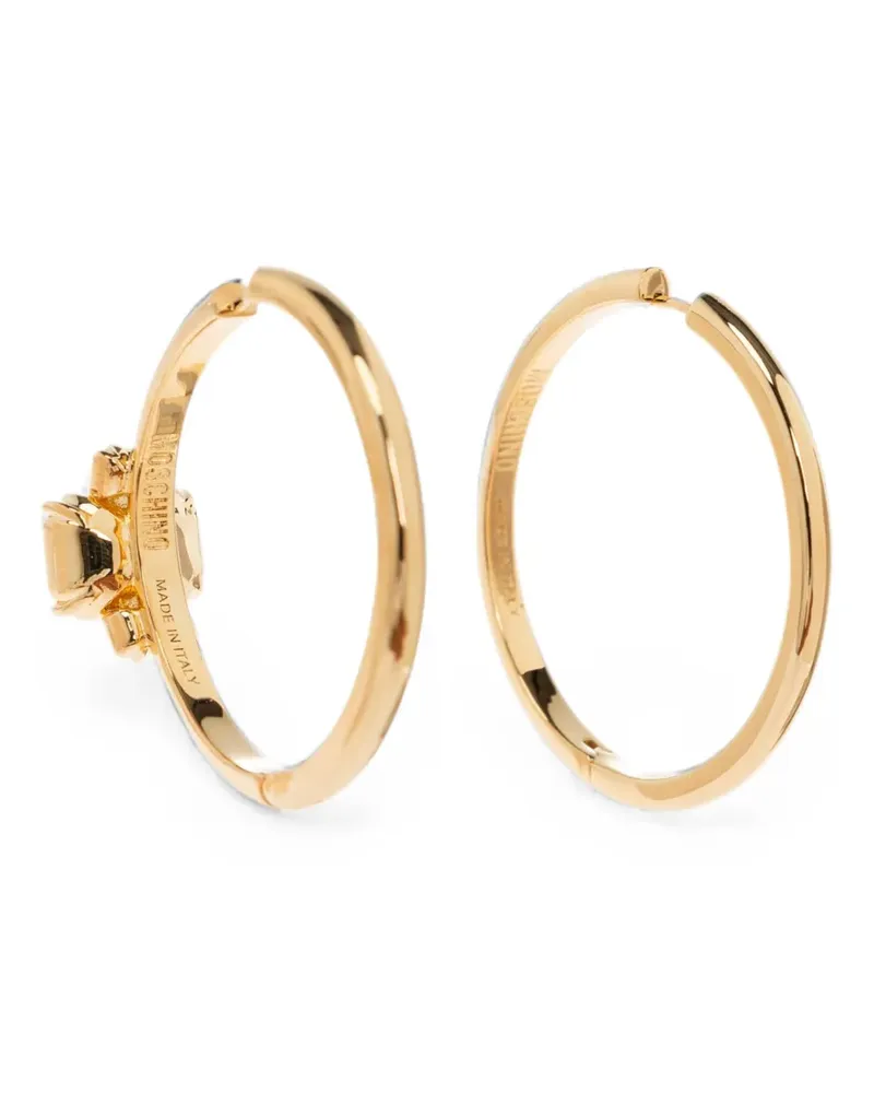 Moschino Creolen mit Kristallen - Gold Gold