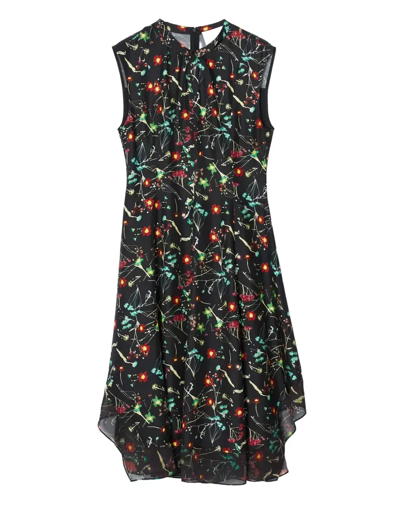 3.1 phillip lim Kleid mit Muster - Schwarz Schwarz