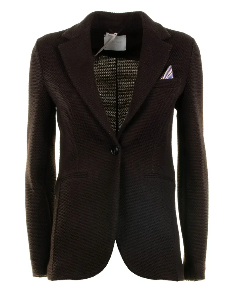 CIRCOLO 1901 single-breasted blazer - Braun Braun