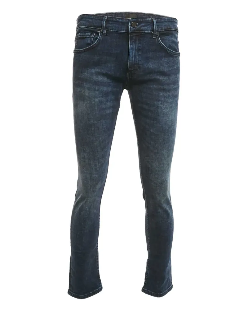 HUGO BOSS Jeans mit dunkler Waschung - Blau Blau