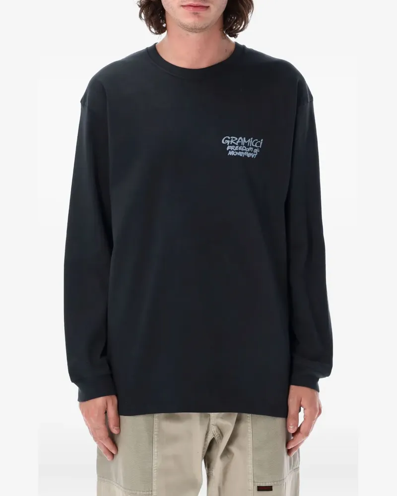 GRAMICCI T-Shirt mit Logo-Print - Schwarz Schwarz