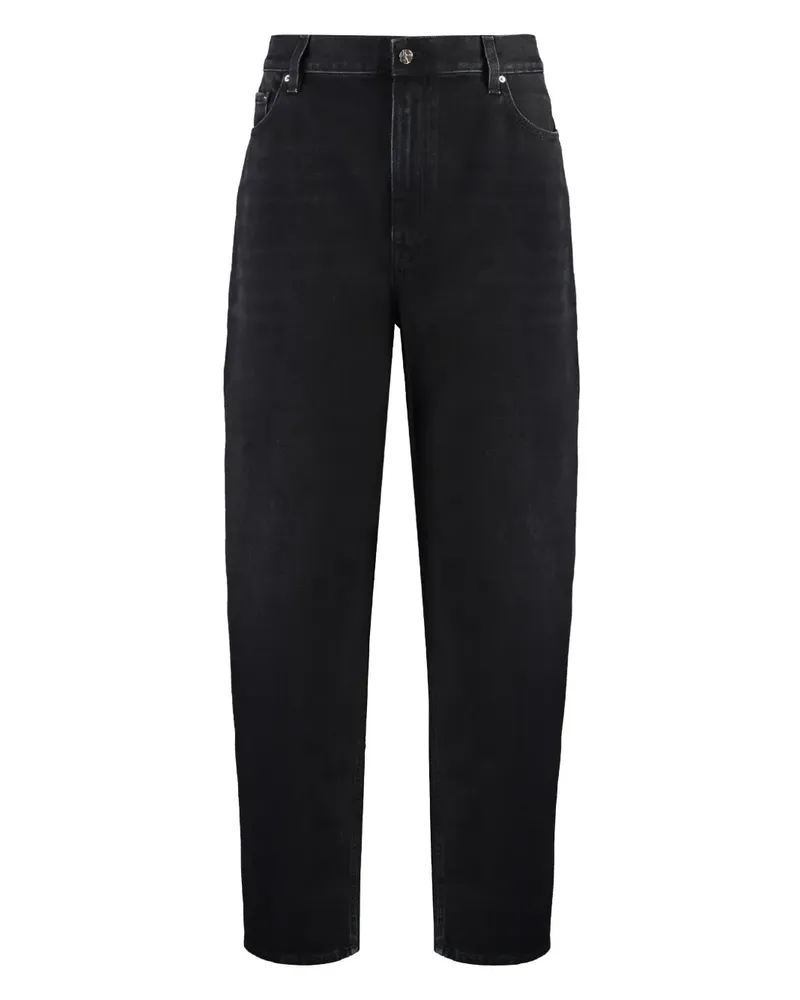 Totême Jeans mit weitem Bein - Schwarz Schwarz
