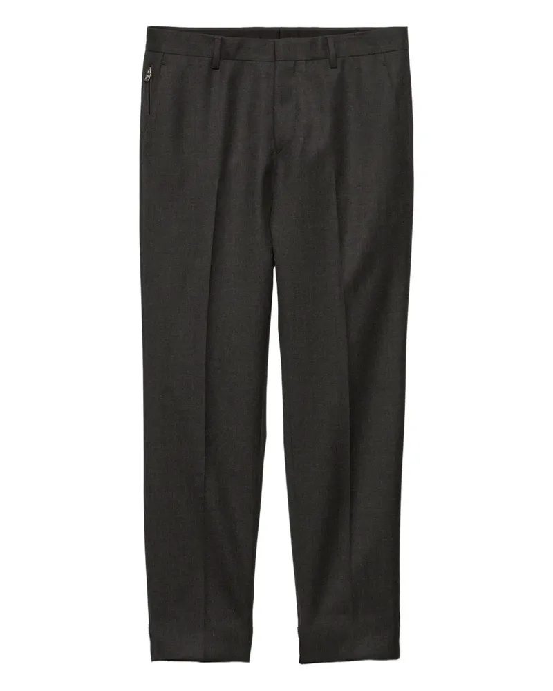 Prada Hose mit Bügelfalten - Grau Grau