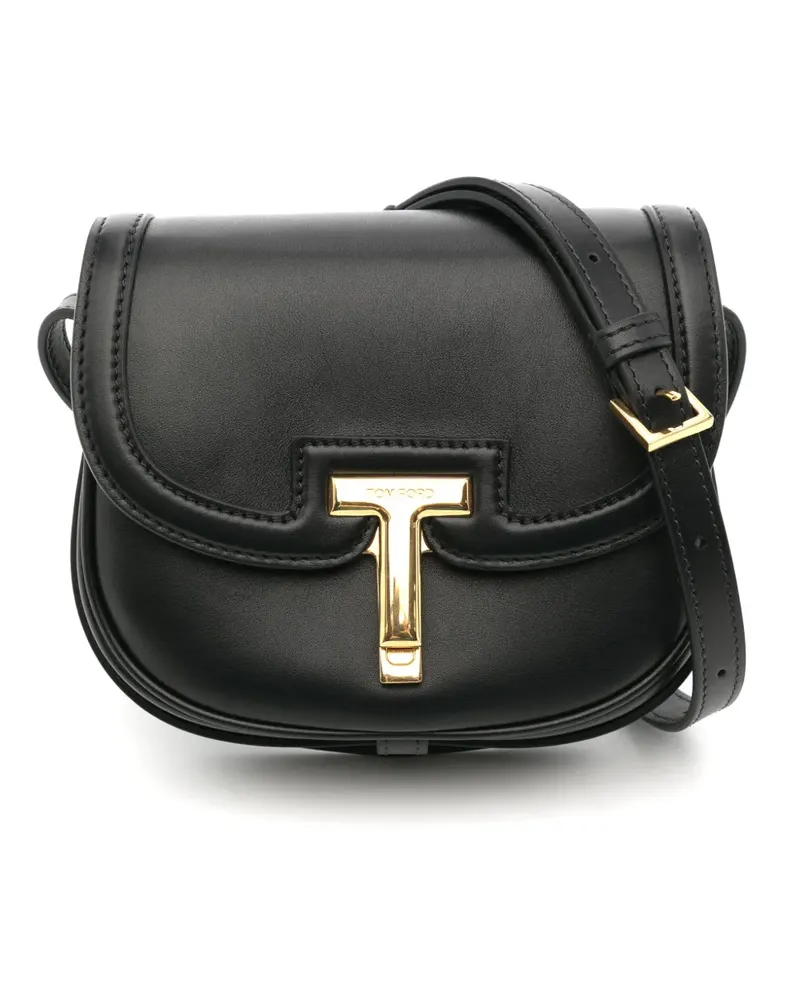 Tom Ford Umhängetasche aus Leder - Schwarz Schwarz