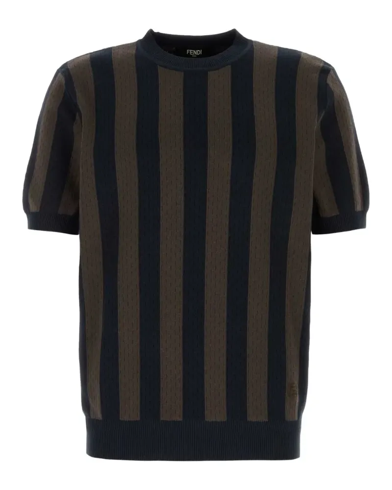 Fendi Pullover mit kurzen Ärmeln - Blau Blau