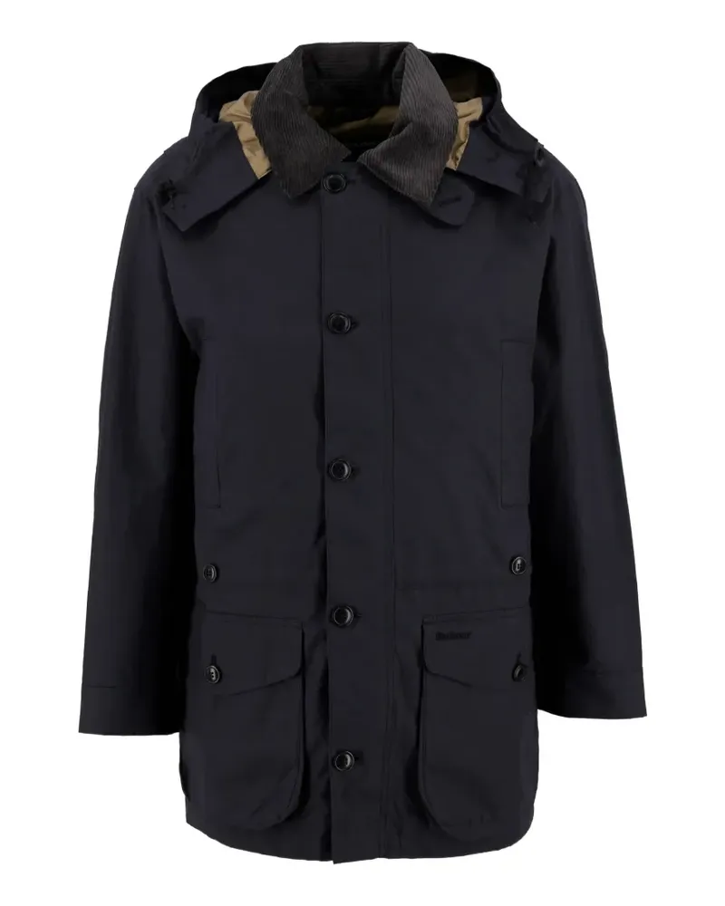 Barbour Endurance hooded cotton jacket - Blau Blau