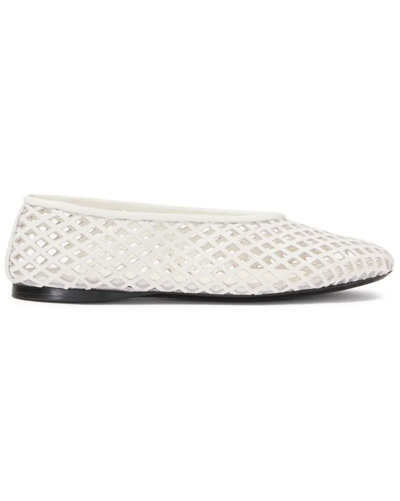 Proenza Schouler Tee Perforated Ballerinas - Weiß Weiß