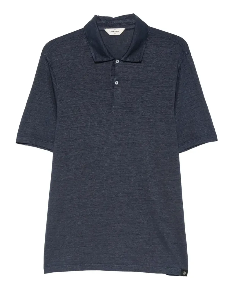 Gran Sasso short-sleeve polo shirt - Blau Blau