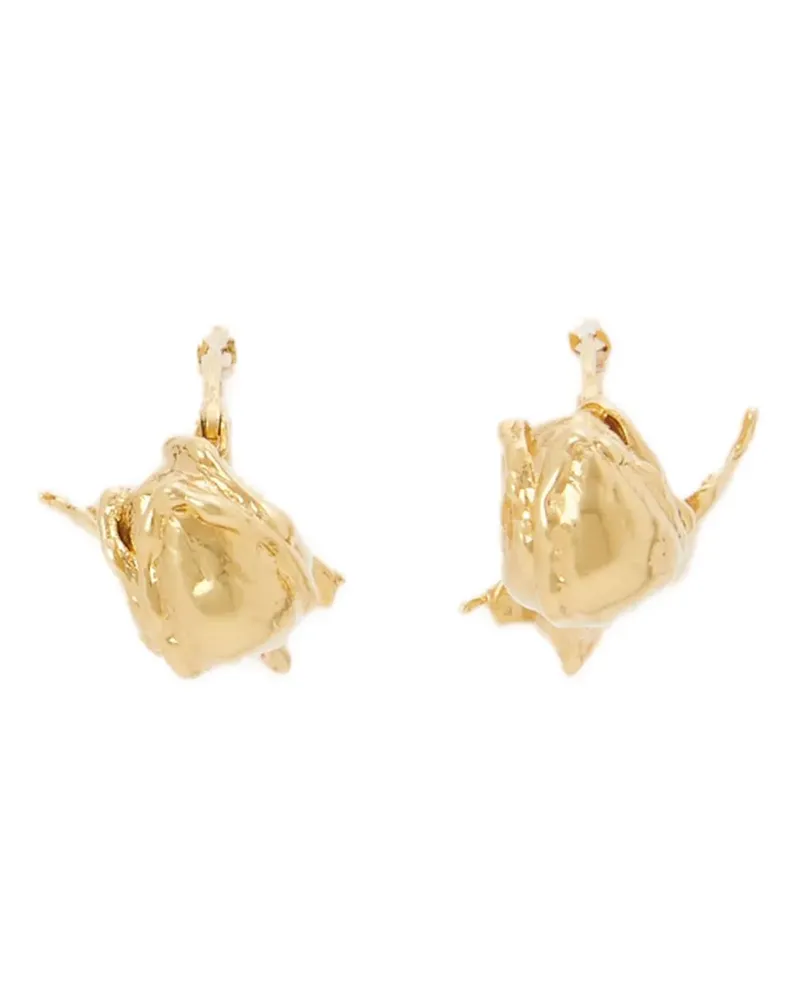 Marni Ohrringe mit Blumen - Gold Gold