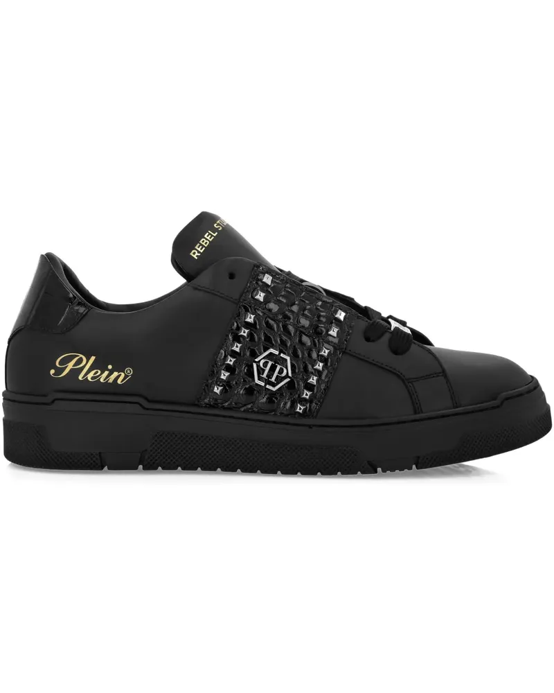 Philipp Plein Sneakers mit Nietenverzierung - Schwarz Schwarz