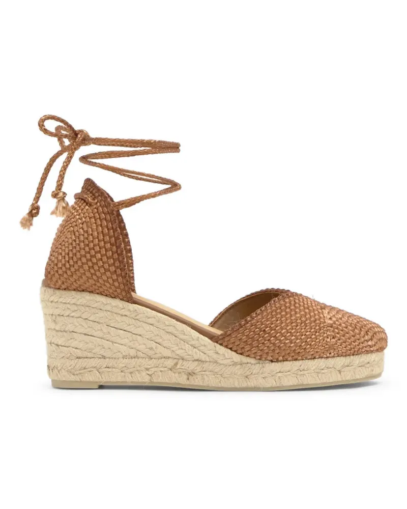 Castañer Cora Espadrilles mit Schnürung - Braun Braun