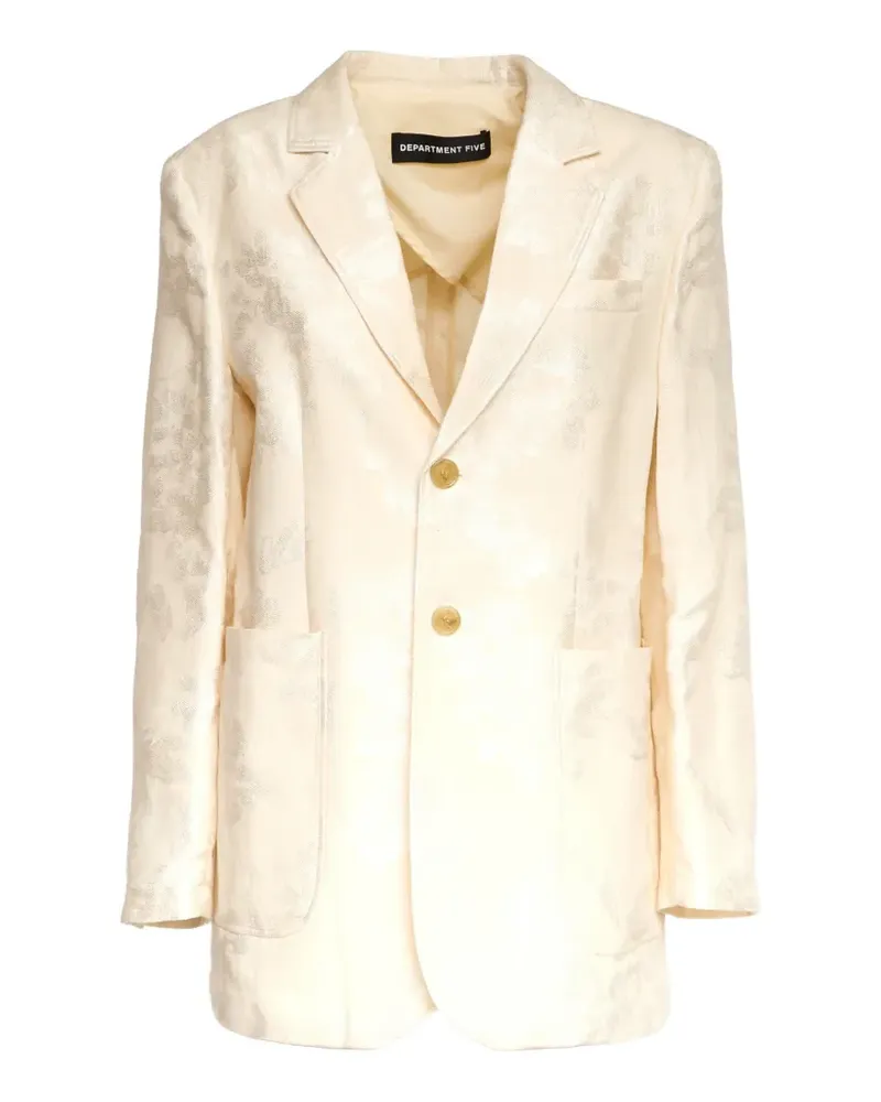 Department 5 floral embroidered blazer - Nude Nude