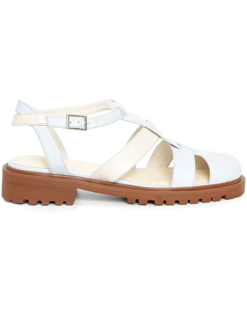 Sarah Chofakian Rasteira Wall Light Sandalen - Blau Blau