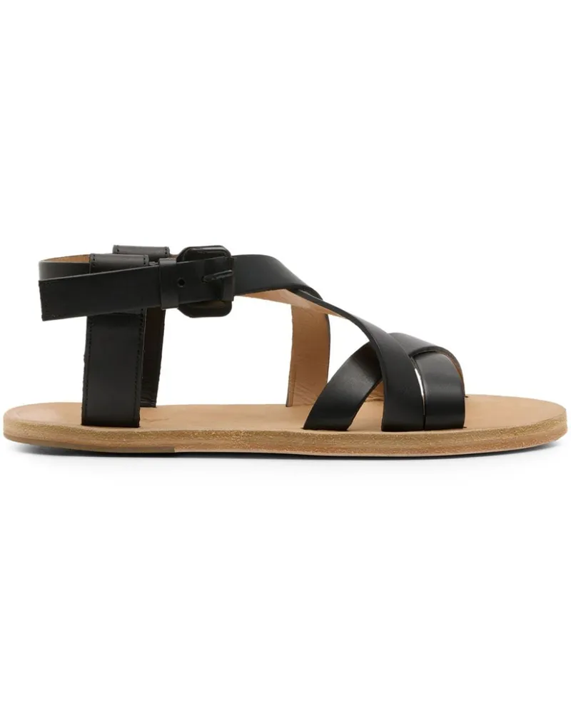 Marsèll Sandalen aus Leder - Schwarz Schwarz