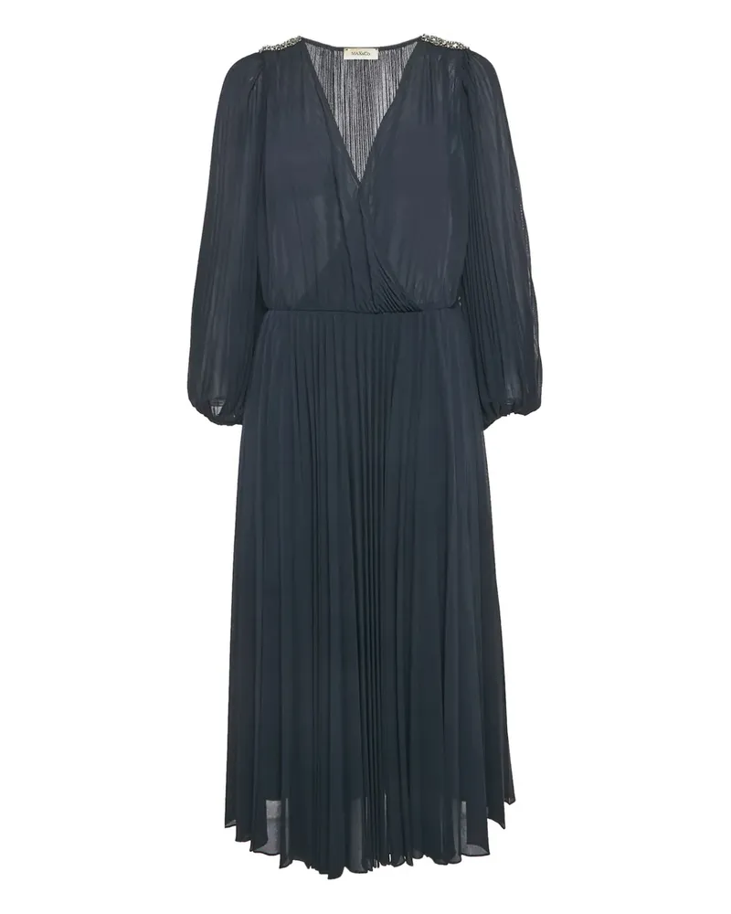 MAX&Co. Midikleid aus Baumwolle - Blau Blau