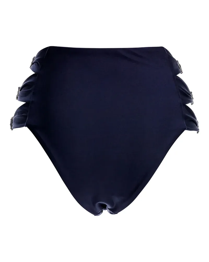 AGUA BENDITA Besticktes Bikinihöschen - Blau Blau