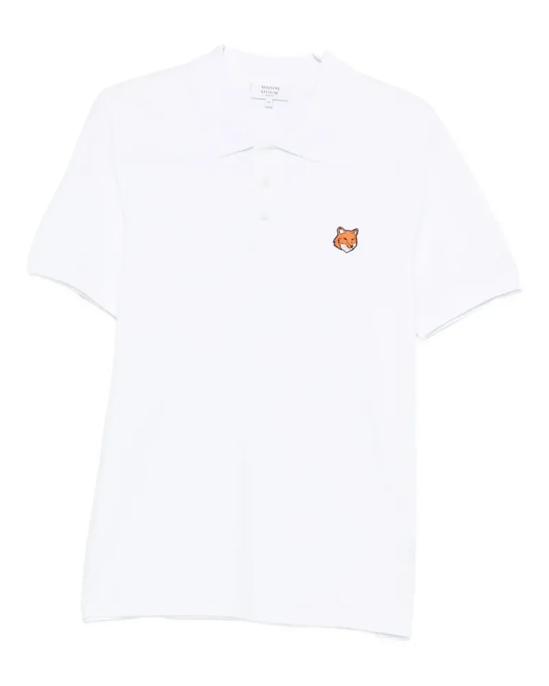 Kitsuné Fox Head Poloshirt - WHITE White