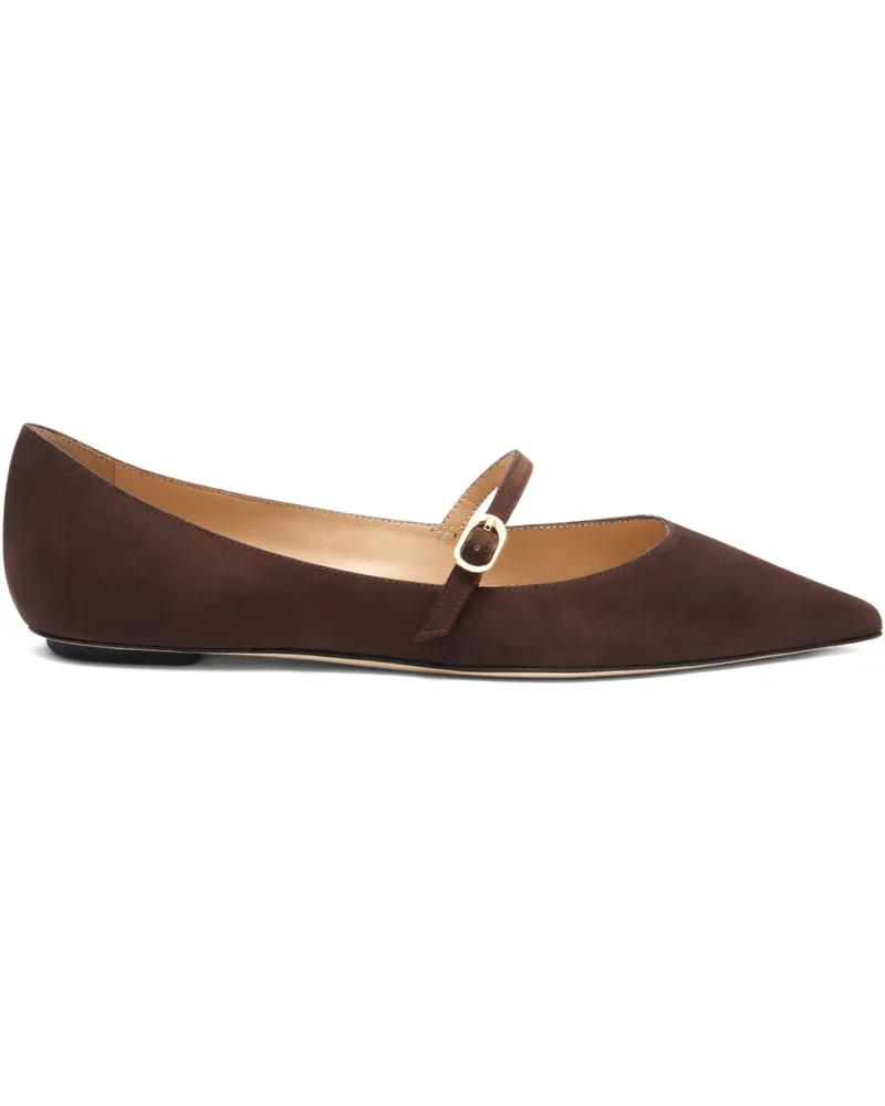 Stuart Weitzman Emilia Ballerinas mit spitzer Kappe - Braun Braun