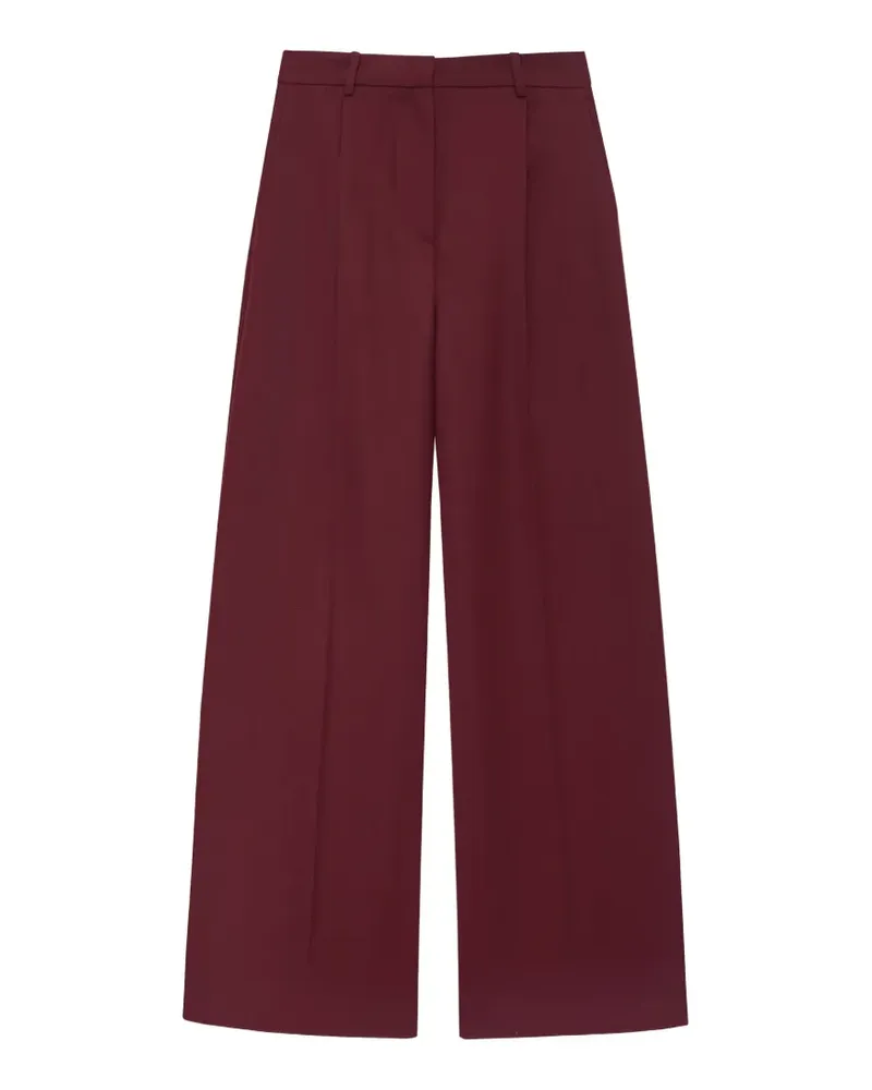Anine Bing Paola trousers - burgundy - Rot Rot