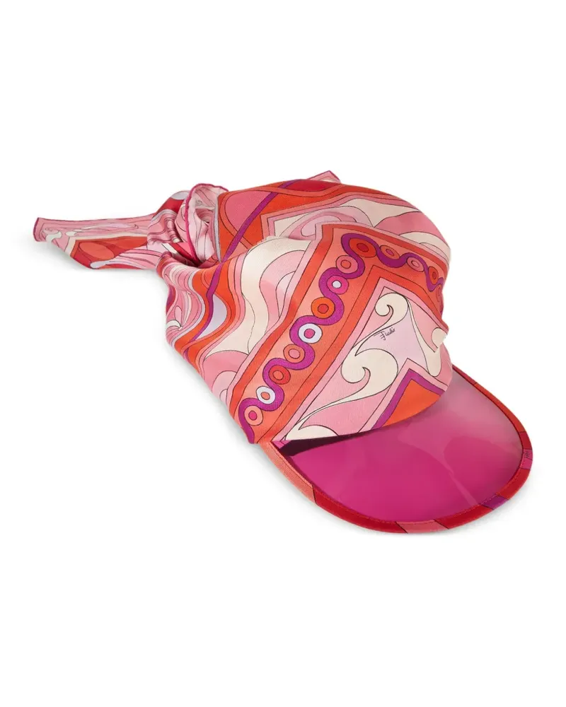 Emilio Pucci Kappe aus Seide - Rosa Rosa