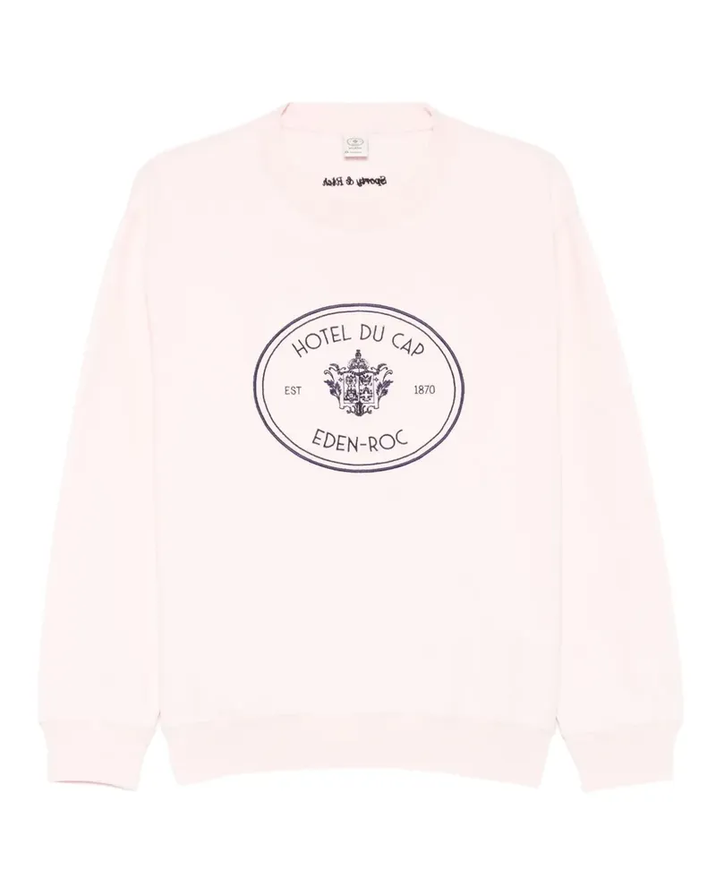 SPORTY & RICH Sweatshirt mit grafischem Print - Rosa Rosa