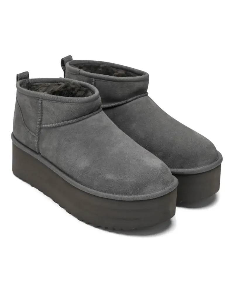 UGG Ultra Mini platform ankle boots - Grau Grau