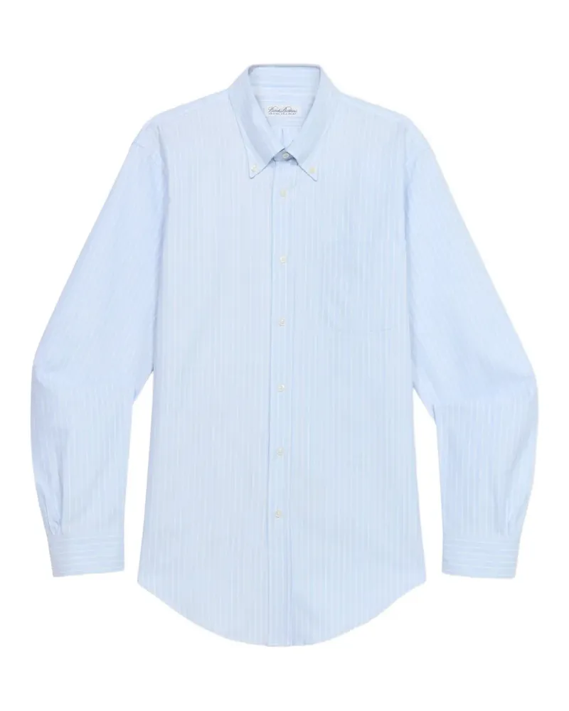 Brooks Brothers slim-fit striped shirt - Blau Blau