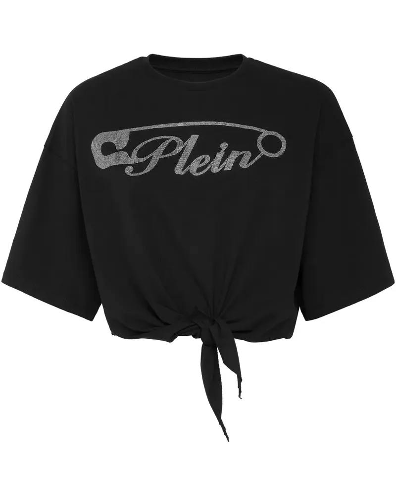 Philipp Plein T-Shirt mit Logo-Print - Schwarz Schwarz