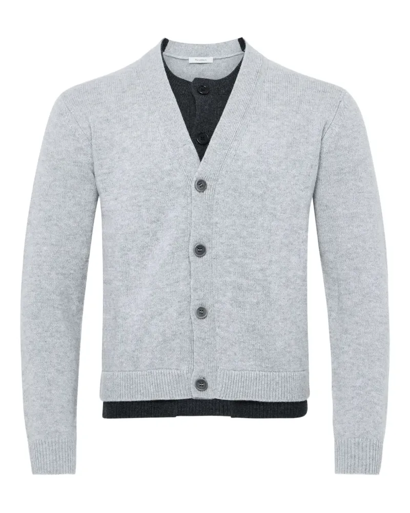 J.W.Anderson Cardigan im Layering-Look - Grau Grau