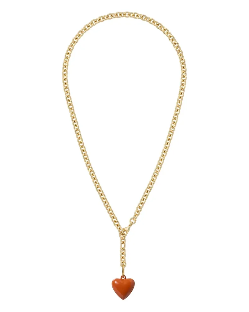 Roxanne Assoulin The Mini Puffy heart-charm necklace - Gold Gold