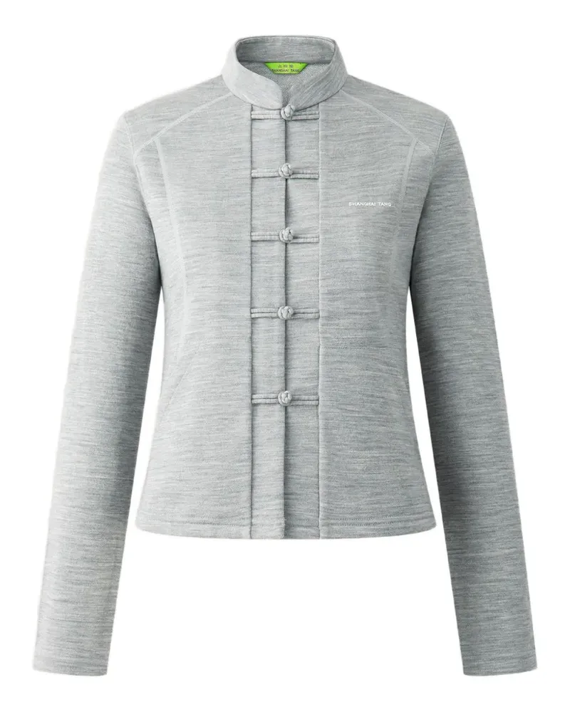 Shanghai Tang Jacke mit Knotendetail - Grau Grau