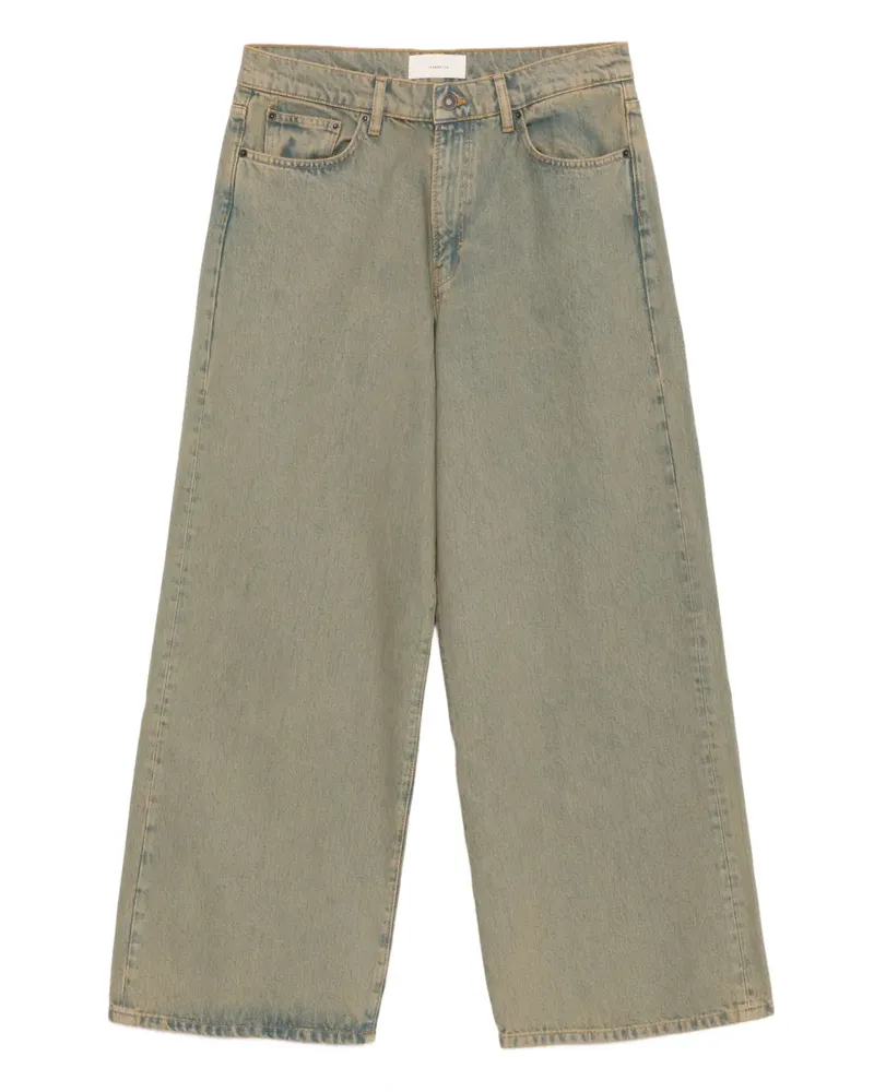 JEANERICA Jeans mit Logo-Patch - Nude Nude