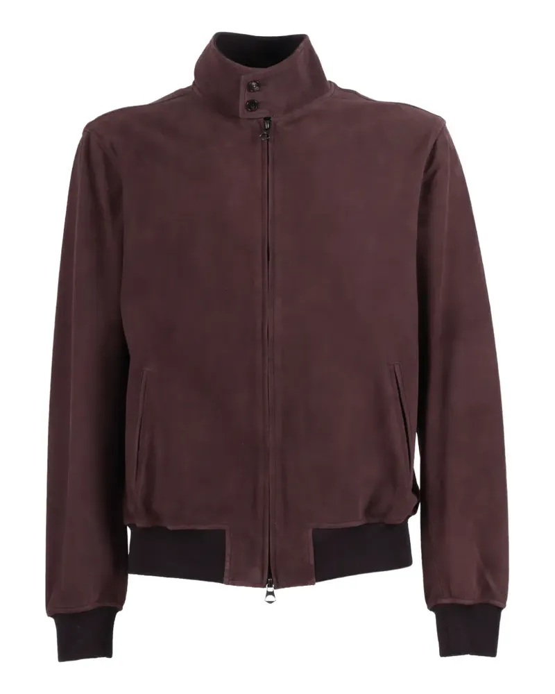 Stewart Jeff suede jacket - Braun Braun