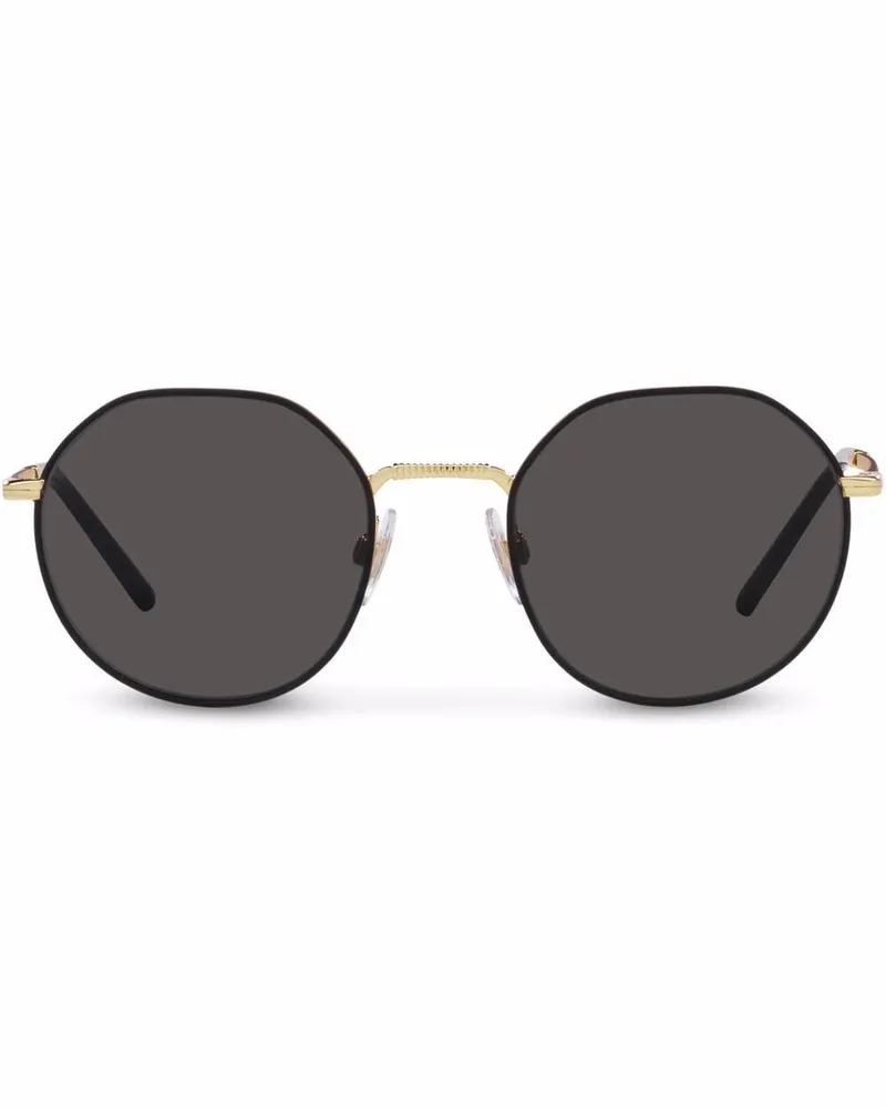 Dolce & Gabbana Gros grain Sonnenbrille - Grau Grau