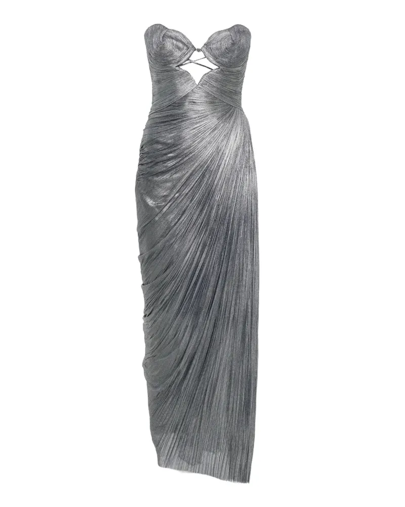 Maria Lucia Hohan Amisha maxi dress - Silber Silber